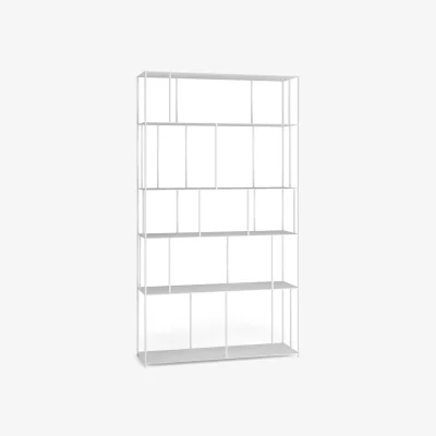 La Redoute Parallel Wide Metal Bookcase
