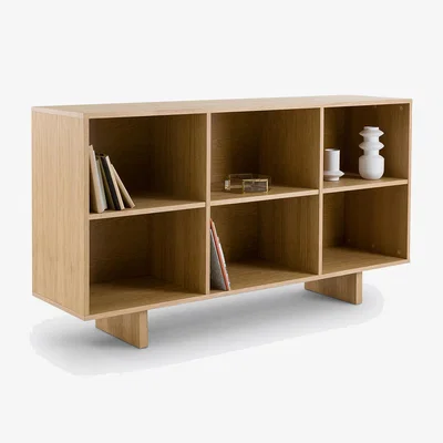 La Redoute Arty, Low Oak Veneered Bookcase