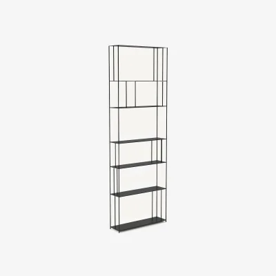 La Redoute Parallel XL Slim H240cm Metal Bookcase