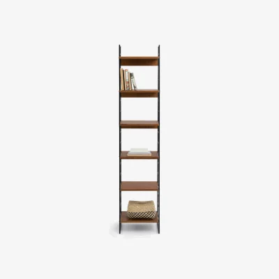 La Redoute Watford Vintage Bookcase in Walnut Veneer
