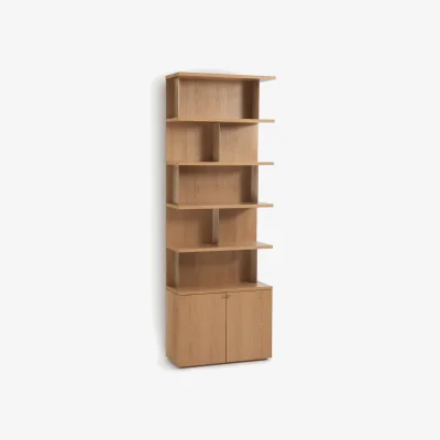 La Redoute Tetry Oak Veneer Bookcase