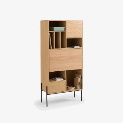La Redoute Miha Bookcase with Secretary Desk