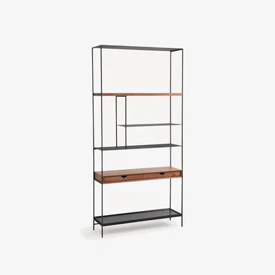 La Redoute Tidder Walnut Shelving Unit
