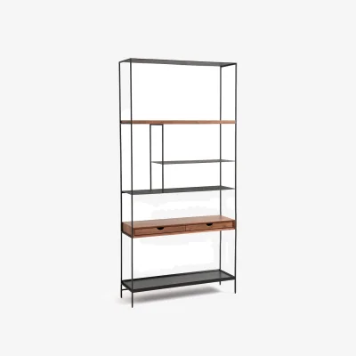 La Redoute Tidder Walnut Shelving Unit