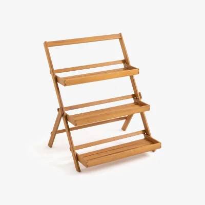 La Redoute Wassif Folding Acacia Shelving Unit