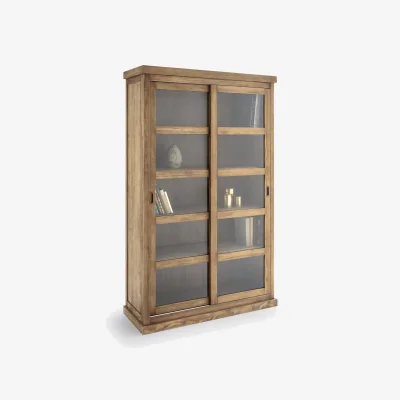 La Redoute Lunja Sliding Door Double Bookcase