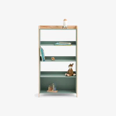 La Redoute Arturo Painted Pine 4-Shelf Bookcase