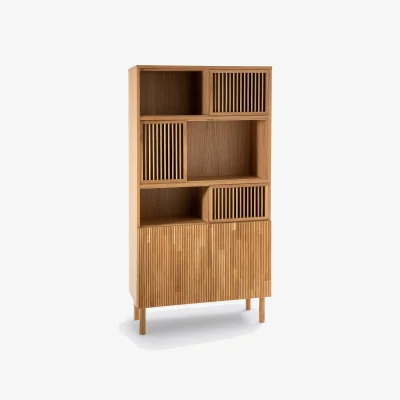 La Redoute Bilbao Oak Veneered Storage Bookcase