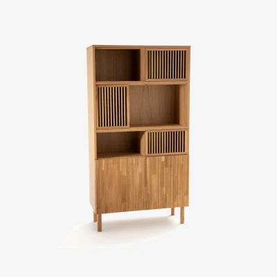 La Redoute Bilbao Oak Storage Bookcase