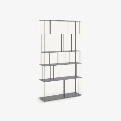 La Redoute Parallel Wide Metal Bookcase