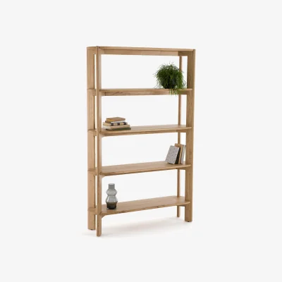La Redoute Elmo Solid Oak 5-Level Bookcase