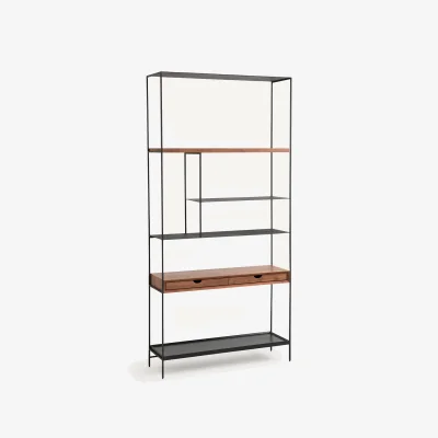 La Redoute Tidder Walnut Shelving Unit