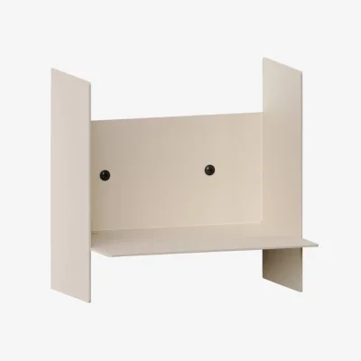 Made in Design Pli Shelf metal white / L 20 cm - TIPTOE