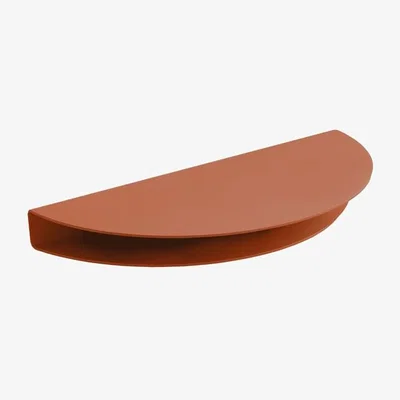Made in Design Half Moon Large Shelf metal orange / L 40 x Prof. 20 cm - MOEBE