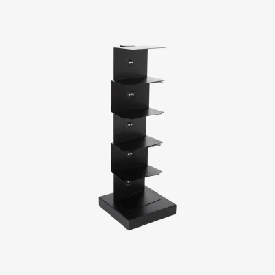 Made in Design Original Ptolomeo Bookcase metal black / 1 face - H 75 cm - Opinion Ciatti