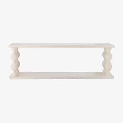 Made in Design Salino Wall shelf wood white / W 80 x H 26 cm - Bloomingville