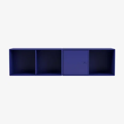 Made in Design Line Wall storage wood blue - MONTANA