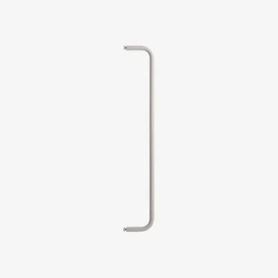 Made in Design Suspension bar metal beige / L 58 cm - For Perforated metal shelves - String Furniture