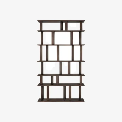 Made in Design Block Shelf wood brown / W 120 x H 207 cm - Ethnicraft