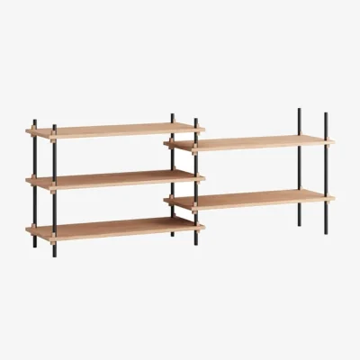Made in Design Shelving System – s.65.2.A Shelf natural wood / W 162 x H 65 x D 35 cm - MOEBE