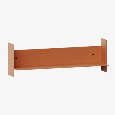 Made in Design Pli Shelf metal red / L 60 cm - TIPTOE