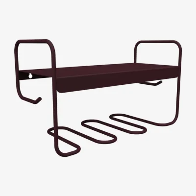 Made in Design Picolino Wall shelf metal purple / L 52 x H 30 cm - Fermob