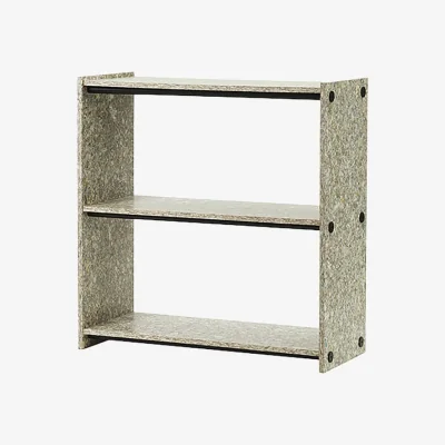 Made in Design Pap Low Shelf composite material multicoloured / W 83 x H 85 cm - Recycled packaging - Normann Copenhagen