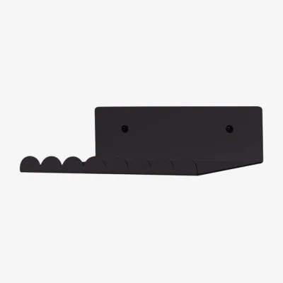 Made in Design Vibes Small Wall shelf metal black / L 20 cm - NOBODINOZ