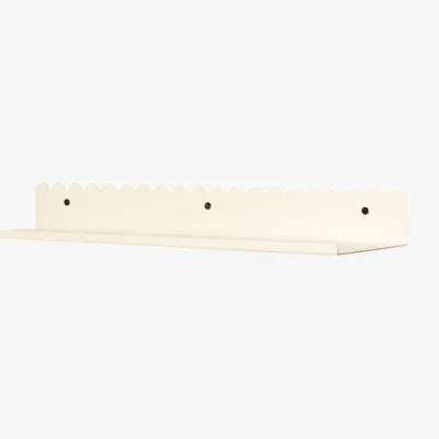 Made in Design Vibes Large Wall shelf metal white / L 50 cm - NOBODINOZ