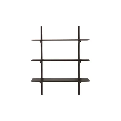 Made in Design PI Shelf wood brown / 3 shelves - Solid mahogany / L 100 x H 126 cm - Ethnicraft