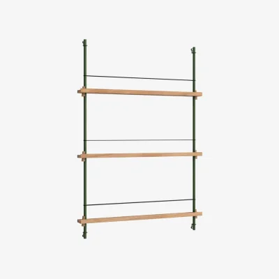 Made in Design Magazine Shelving – MS.115.1 Shelf natural wood / For books and magazines - W 85 x H 123 cm - MOEBE