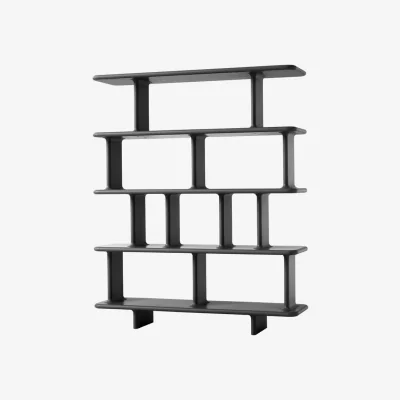 Made in Design Archivo JH45 by Jaime Hayon Shelf wood grey / W 140 x H 168 cm - &tradition