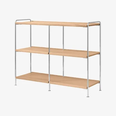 Made in Design Alima NDS5 Shelf natural wood / L 123 x W 38 cm x H 95 cm - &tradition