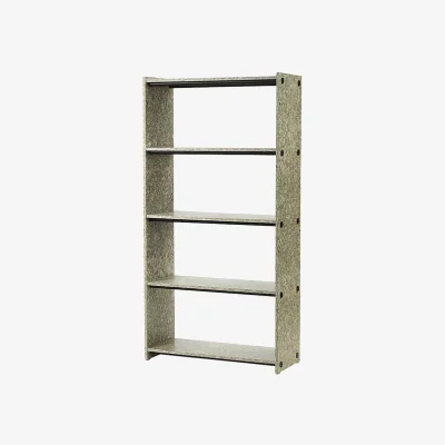 Made in Design Pap High Shelf composite material multicoloured / W 83 x H 162 cm - Recycled packaging - Normann Copenhagen