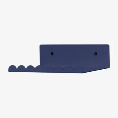 Made in Design Vibes Small Wall shelf metal blue / L 20 cm - NOBODINOZ