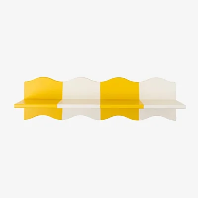 Made in Design Bubbi Wall shelf wood yellow / L 80 cm - Bloomingville