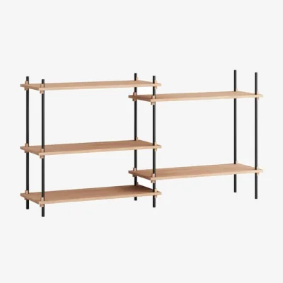 Made in Design Shelving System – s.85.2.A Shelf natural wood / W 162 x H 85 x D 35 cm - MOEBE