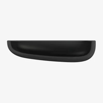 Made in Design Corniche Medium Wall shelf plastic material black / L 35.2 cm - Bouroullec, 2012 - Vitra