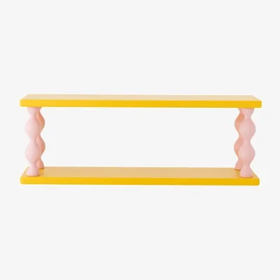 Made in Design Bibiola Wall shelf wood yellow / L 60 x H 17 cm - Bloomingville