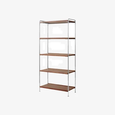 Made in Design Alima NDS6 Shelf wood brown / 83 x W 38 x H 174 cm - &tradition