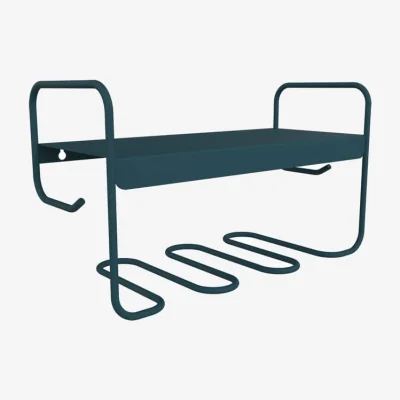 Made in Design Picolino Wall shelf metal blue / L 52 x H 30 cm - Fermob