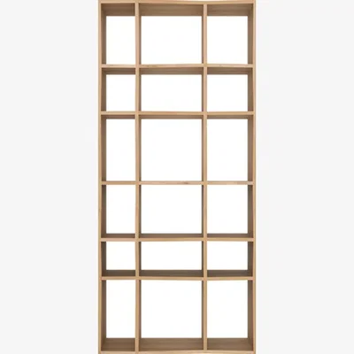 Nordic Nest Ethnicraft Z shelf Oak wax oil small 207x93 cm