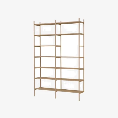 Nordic Nest TÔNN furniture Portal bookcase Camel 158 cm