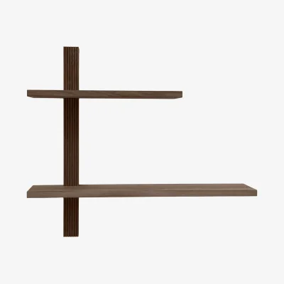 Nordic Nest Andersen Furniture Phase wall shelf Smoked Oiled Oak 68x18x55 cm