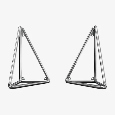 Nordic Nest Maze Pythagoras XL Brackets 2-pack Chrome