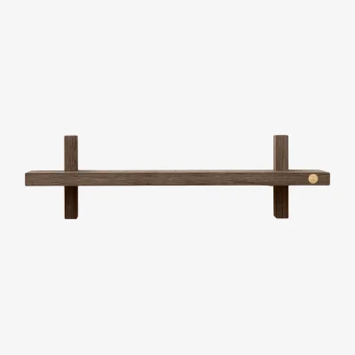 Nordic Nest Andersen Furniture Treat wall shelf single Smoked Oiled Oak 50x12x11.2 cm