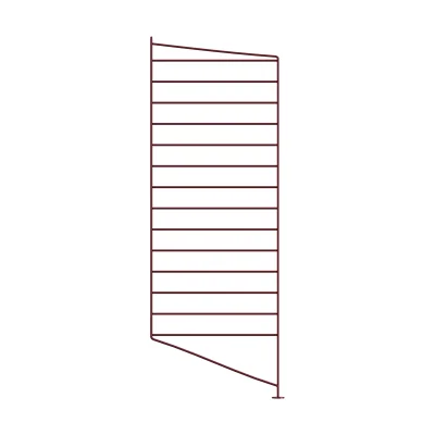 Nordic Nest String String floor panels Dark red 85x30 cm 1-pack