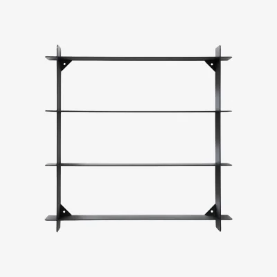 Nordic Nest Andersen Furniture Division wall shelf Black steel 45x45x10 cm