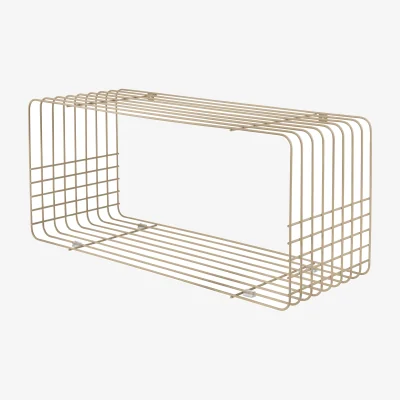 Nordic Nest Mette Ditmer Wire shelf Sand 31x70x26 cm