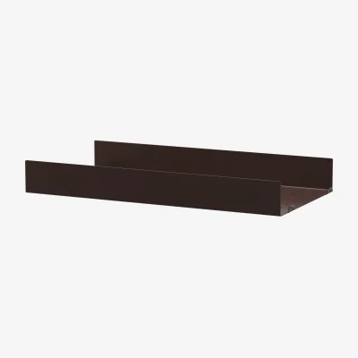 Nordic Nest String String shelf metal Dark brown 58x30 cm high rim